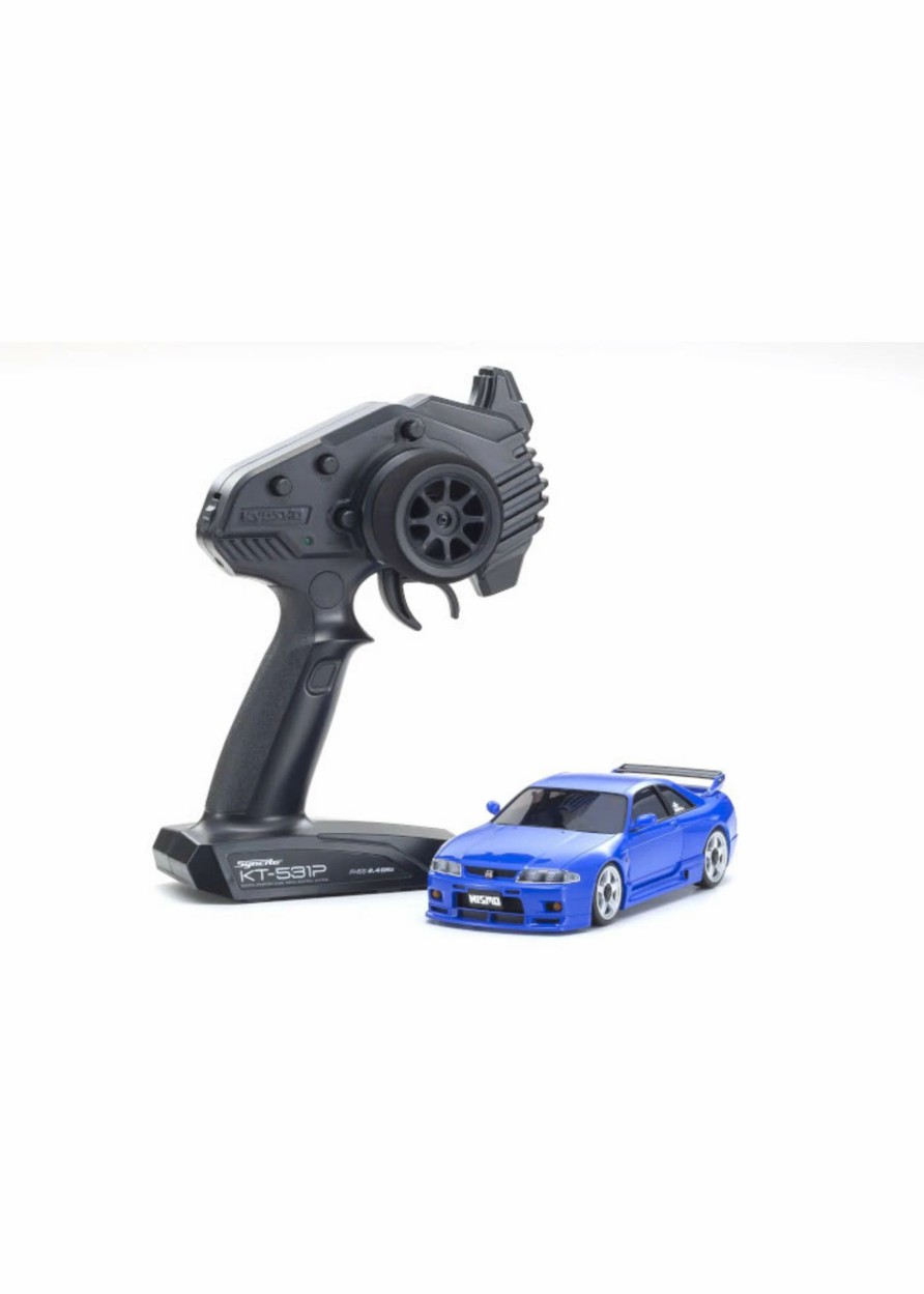 Cars & Trucks * | Kyosho 32616Bl Mini-Z Awd Skyline Gt-R R33 Blue