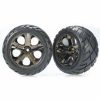 Cars & Trucks * | Traxxas 3776A All-Star Black Chrome Wheels / Anaconda Tires