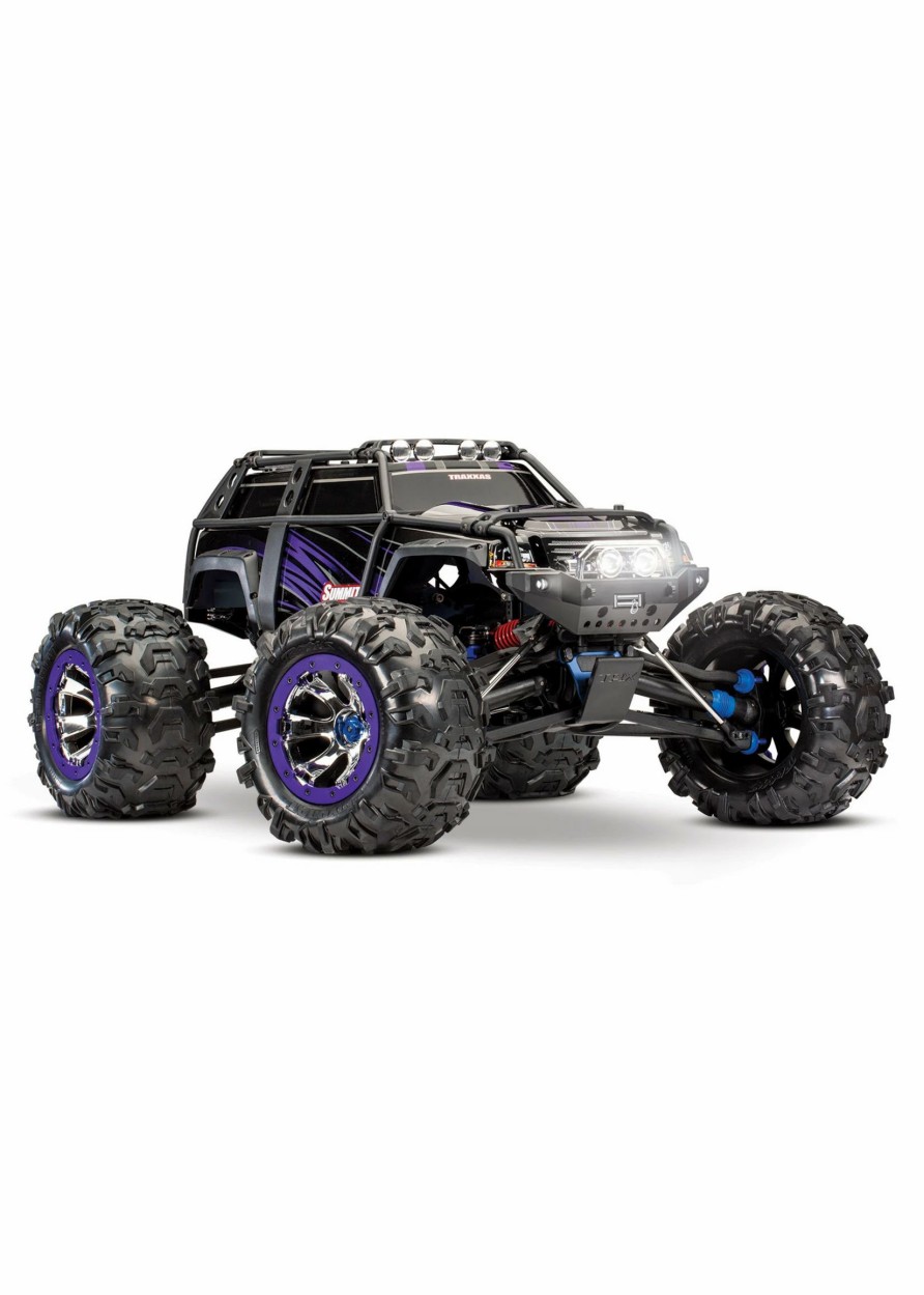 Cars & Trucks * | Traxxas 1/10 Summit 4Wd Extreme Terrain Rtr Monster Truck Purple