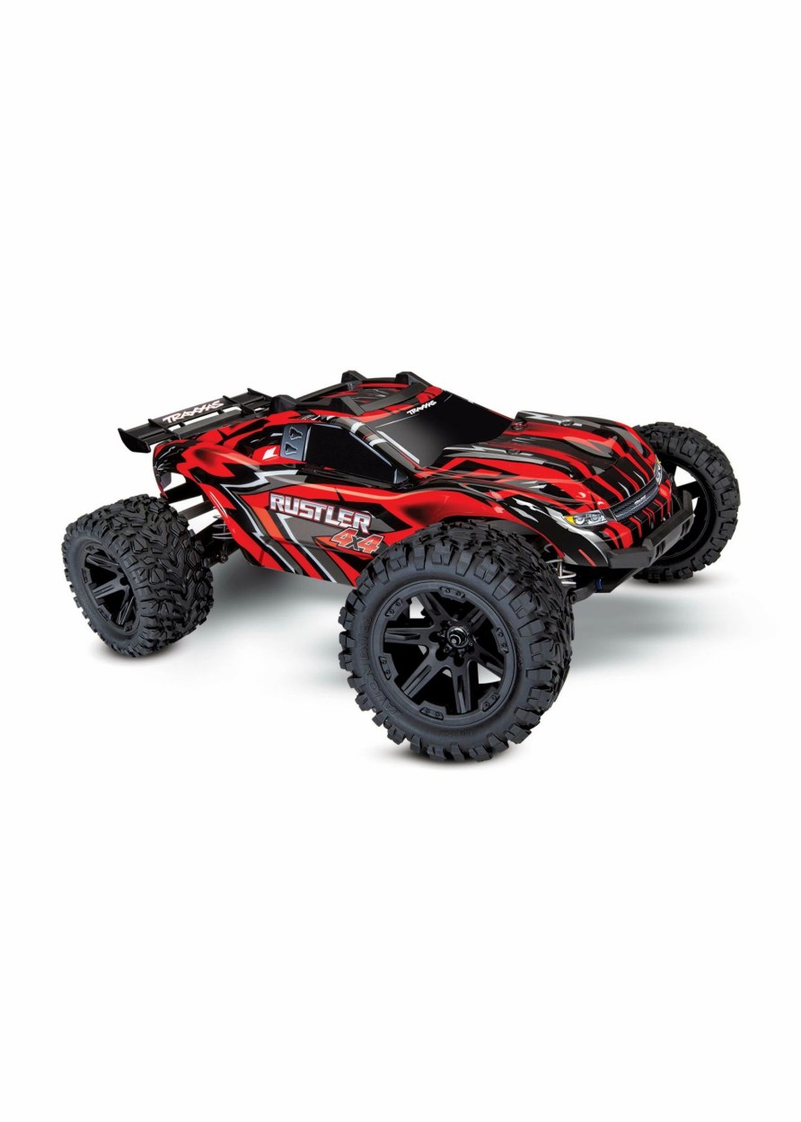 Cars & Trucks * | Traxxas 1/10 Rustler 4X4 Stadium Truck Red