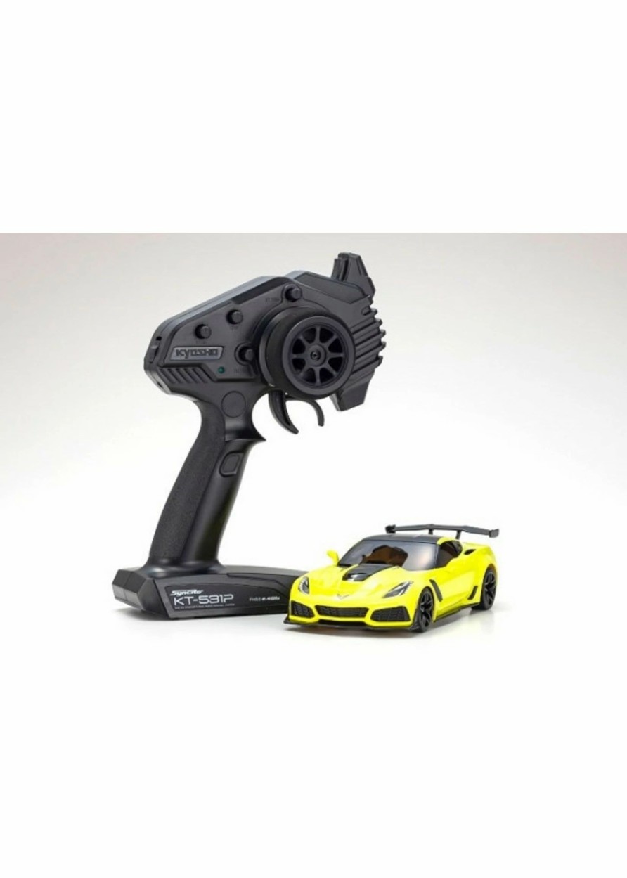 Cars & Trucks * | Kyosho 32334Y Mini-Z Rwd Corvette Zr1 Yellow With Led Readyset