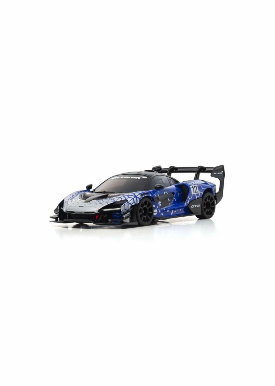 Cars & Trucks * | Kyosho 32340Bl Mini-Z Rwd Mclaren Senna Gtr Blue Mr-03 Readyset