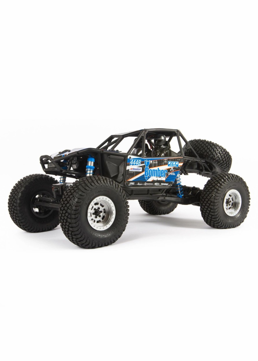 Cars & Trucks * | Axial 1/10 Rr10 Bomber 4Wd Rock Racer Rtr Blue