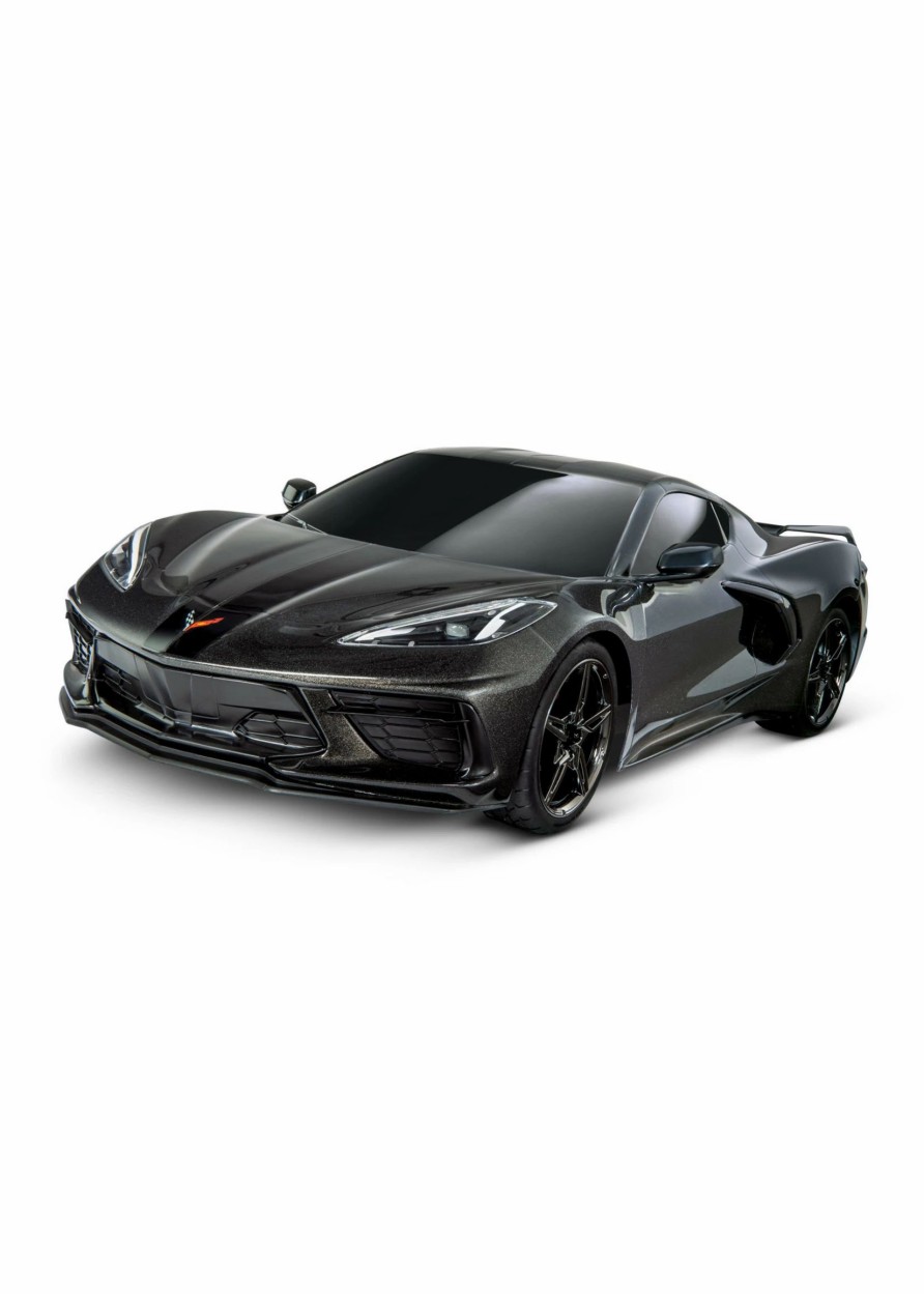 Cars & Trucks * | Traxxas 1/10 4-Tec 3.0 C8 Corvette Stingray Awd Rtr Supercar Black