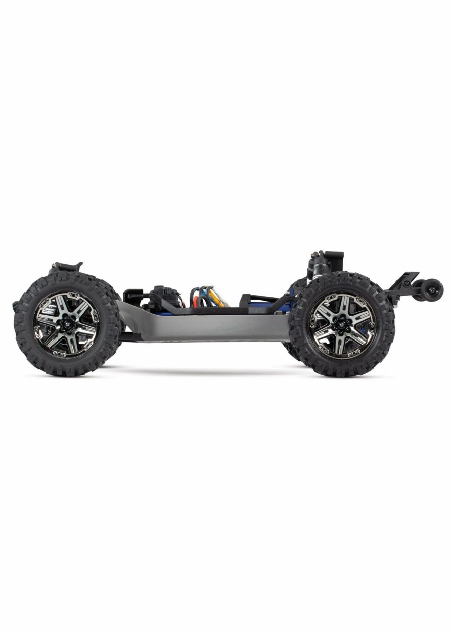 Cars & Trucks * | Traxxas 1/10 Rustler 4X4 Vxl Brushless Rtr 4Wd Stadium Truck Solar Flare