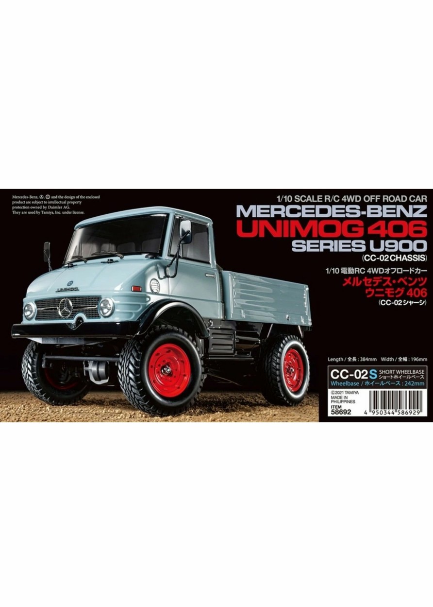 Cars & Trucks * | Tamiya 1/10 Mercedes-Benz Unimog 406 Cc-02S Chassis Kit