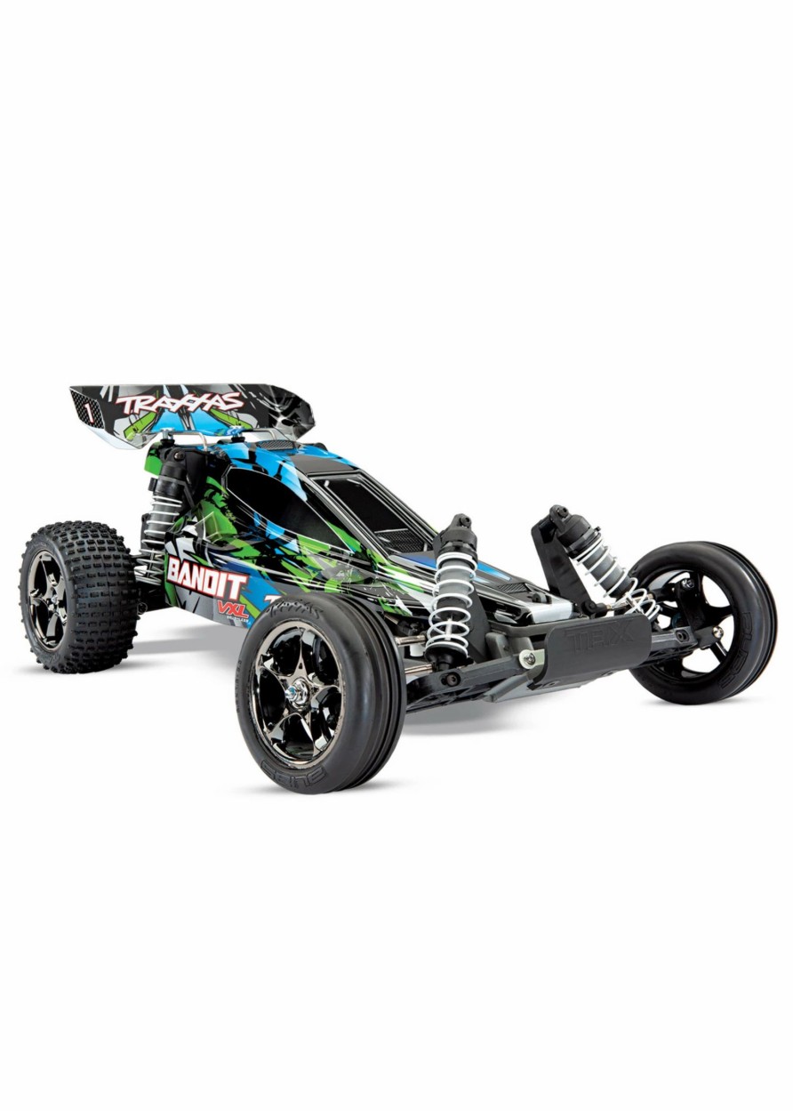 Cars & Trucks * | Traxxas 1/10 Bandit Vxl Rtr Brushless Buggy With Tsm Green