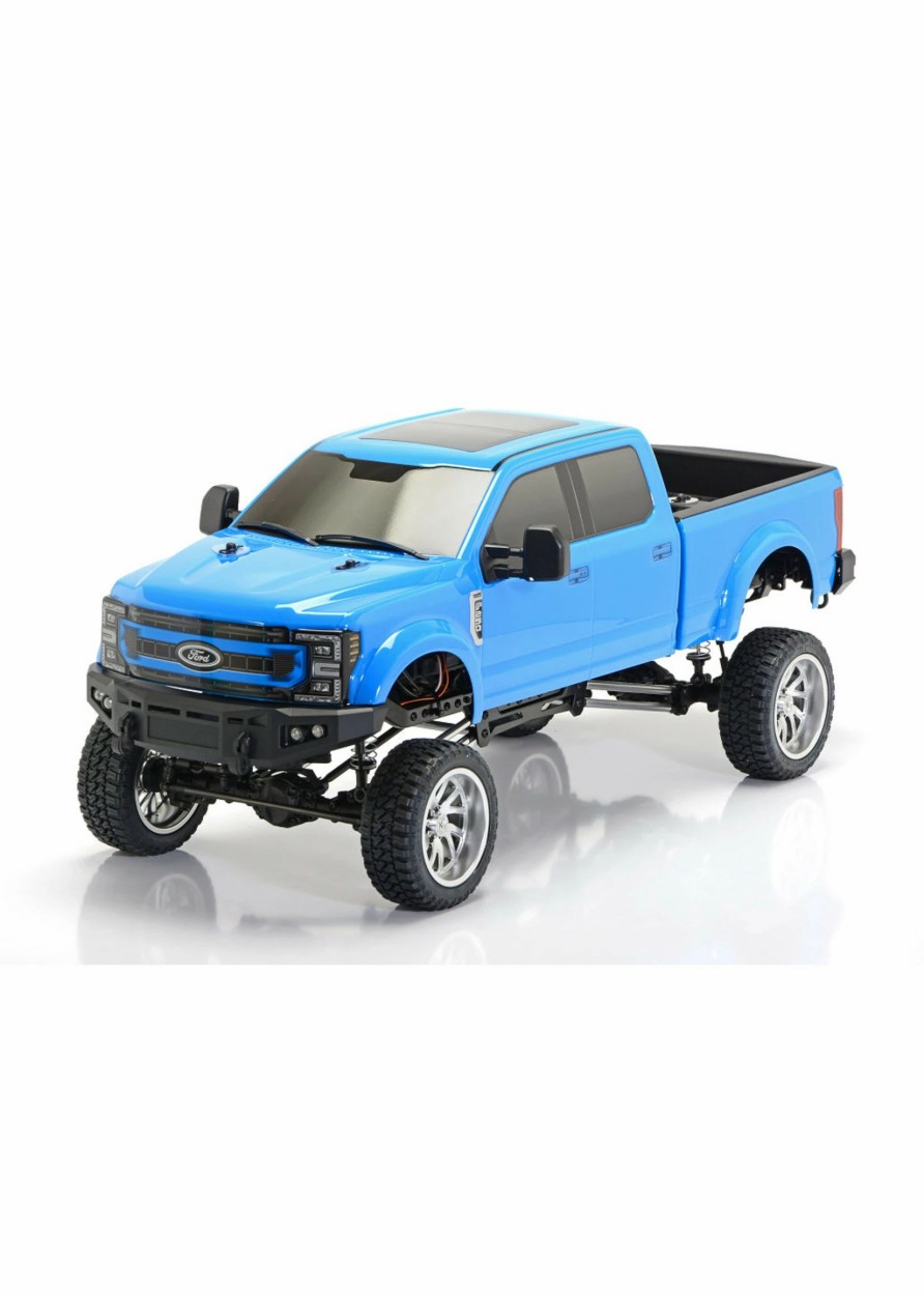 Cars & Trucks * | Cen Racing Ford F250 1/10 4Wd Kg1 Edition Lifted Truck, Daytona Blue Rtr