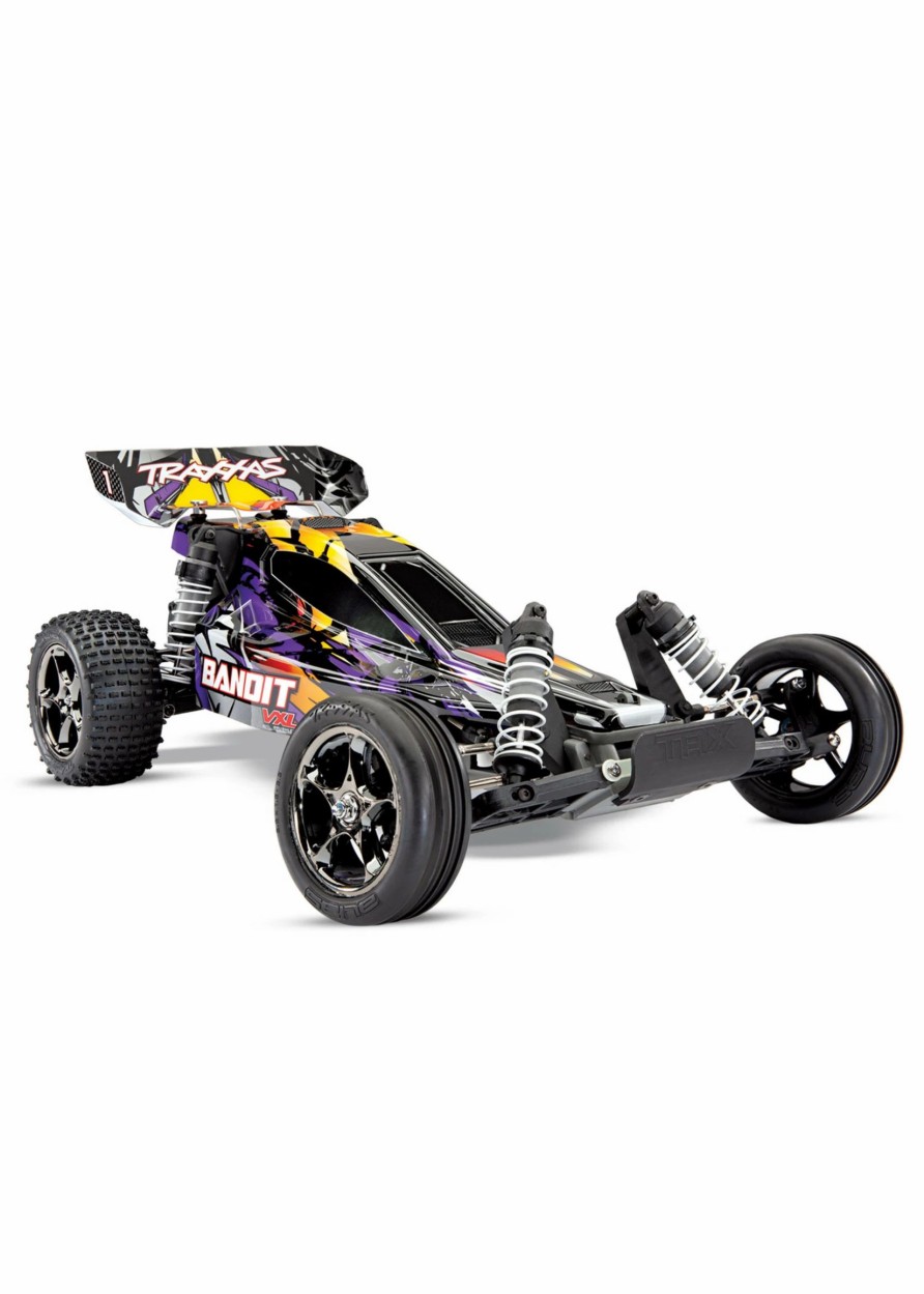 Cars & Trucks * | Traxxas 1/10 Bandit Vxl Rtr Brushless Buggy With Tsm Purple