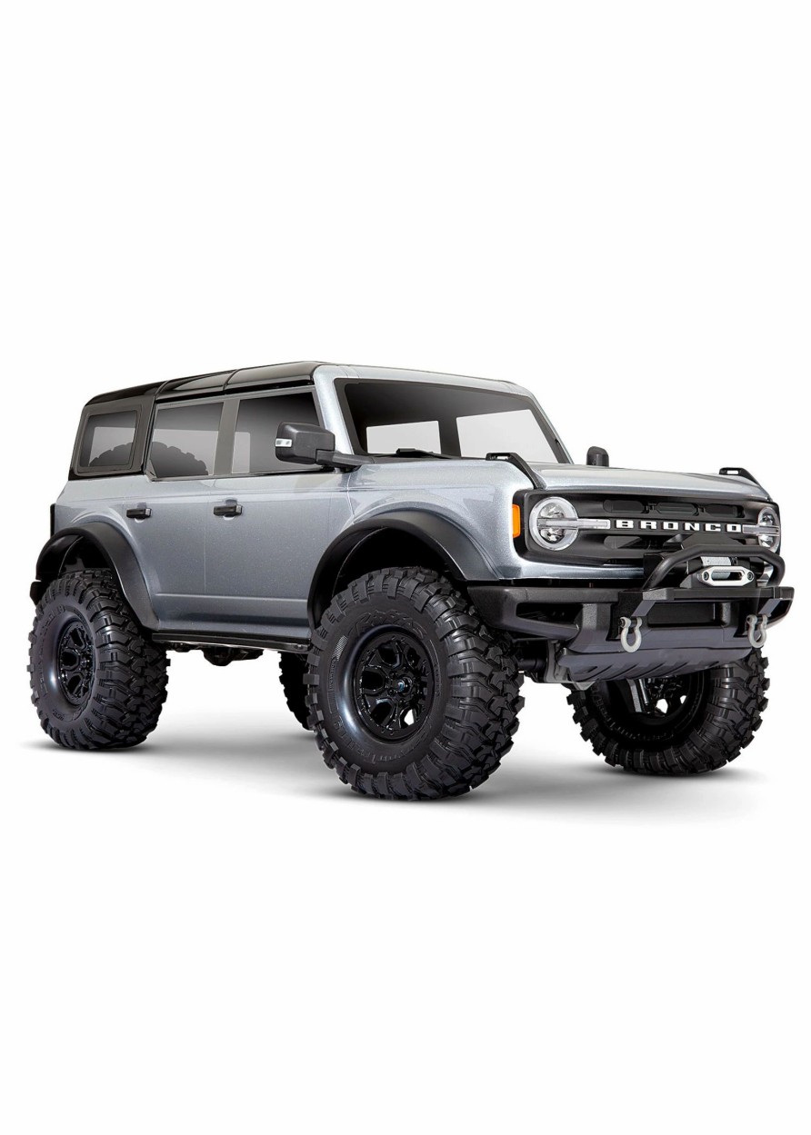 Cars & Trucks * | Traxxas 1/10 Trx-4 2021 Bronco Scale And Trail Crawler Rtr Iconic Silver