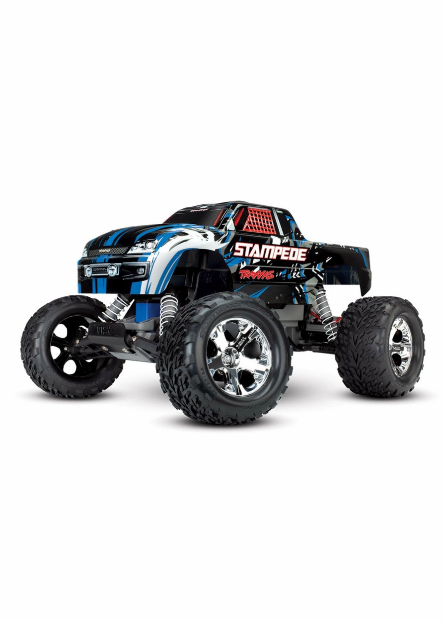 Cars & Trucks * | Traxxas 1/10 Stampede 2Wd Monster Truck Blue