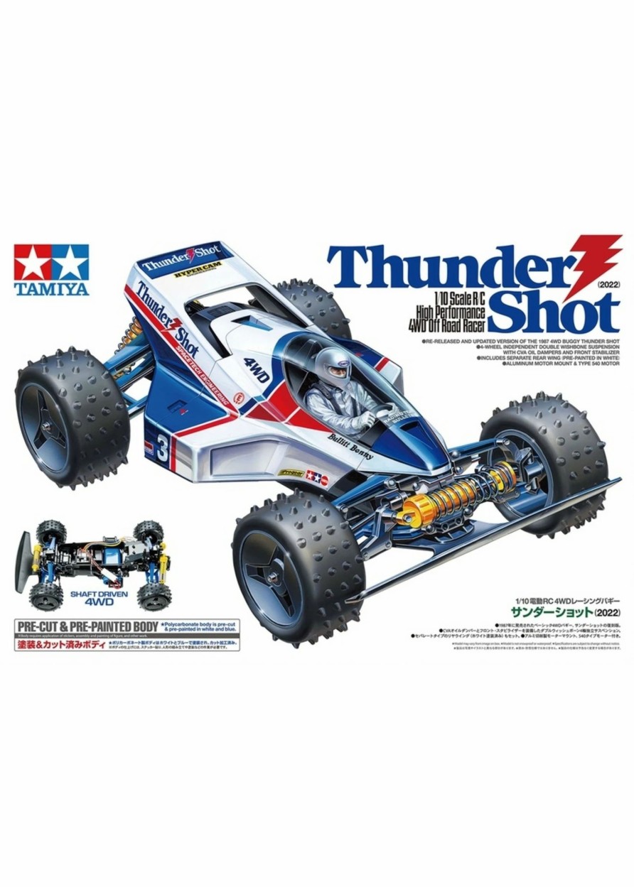 Cars & Trucks * | Tamiya 1/10 Rc Thunder Shot (2022) Prepainted