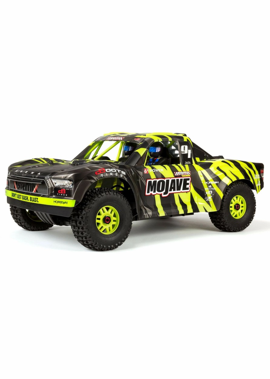 Cars & Trucks * | Arrma 1/7 Mojave 6S V2 4Wd Blx Desert Truck With Spektrum Firma Rtr Green/Black