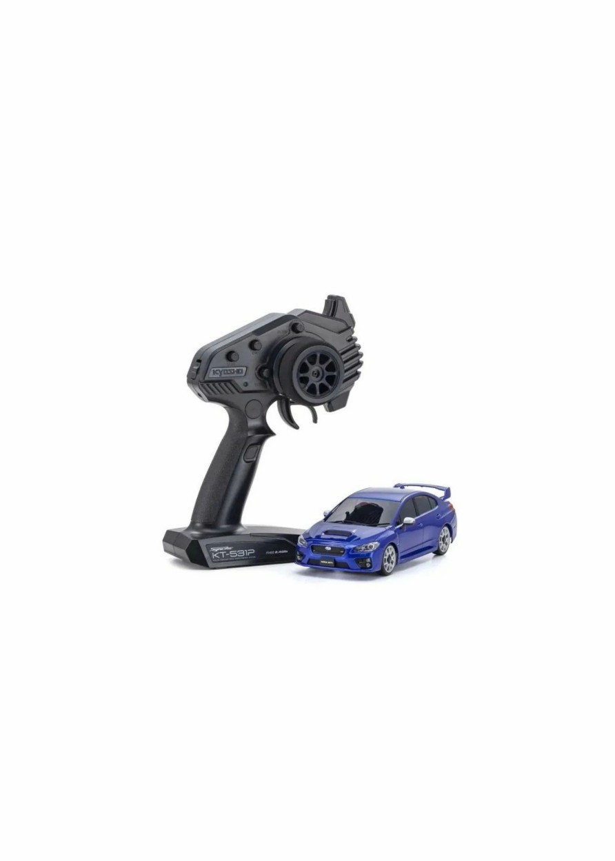 Cars & Trucks * | Kyosho 32630Bl Mini-Z Awd Subaru Wrx Sti, Wr Blue Readyset