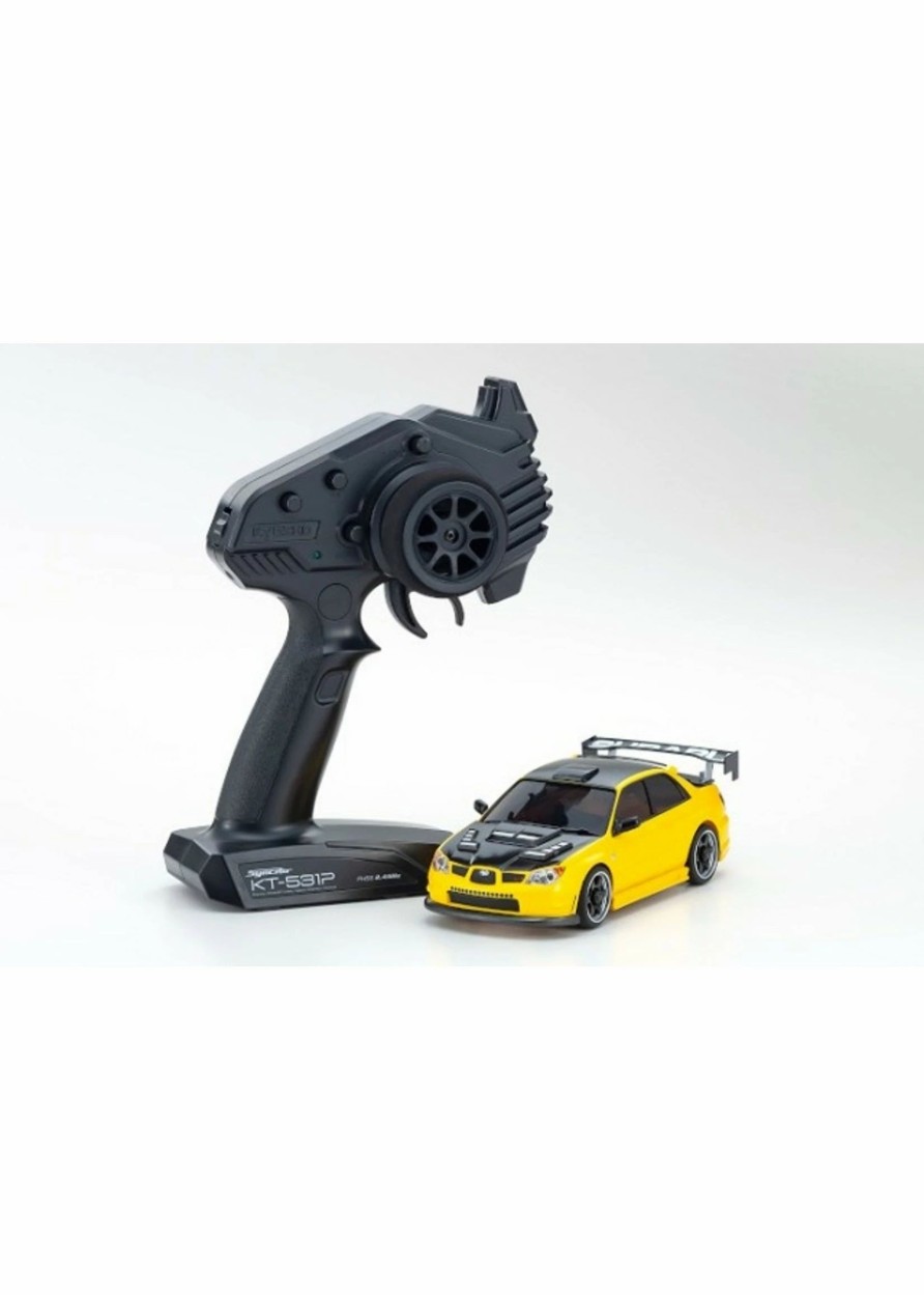 Cars & Trucks * | Kyosho 32620My Mini-Z Awd Ma-020 Subaru Impreza With Aero Kit And Cfrp Hood Metallic Yellow Readyset