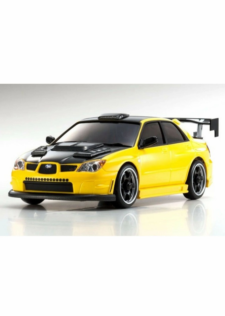 Cars & Trucks * | Kyosho 32620My Mini-Z Awd Ma-020 Subaru Impreza With Aero Kit And Cfrp Hood Metallic Yellow Readyset