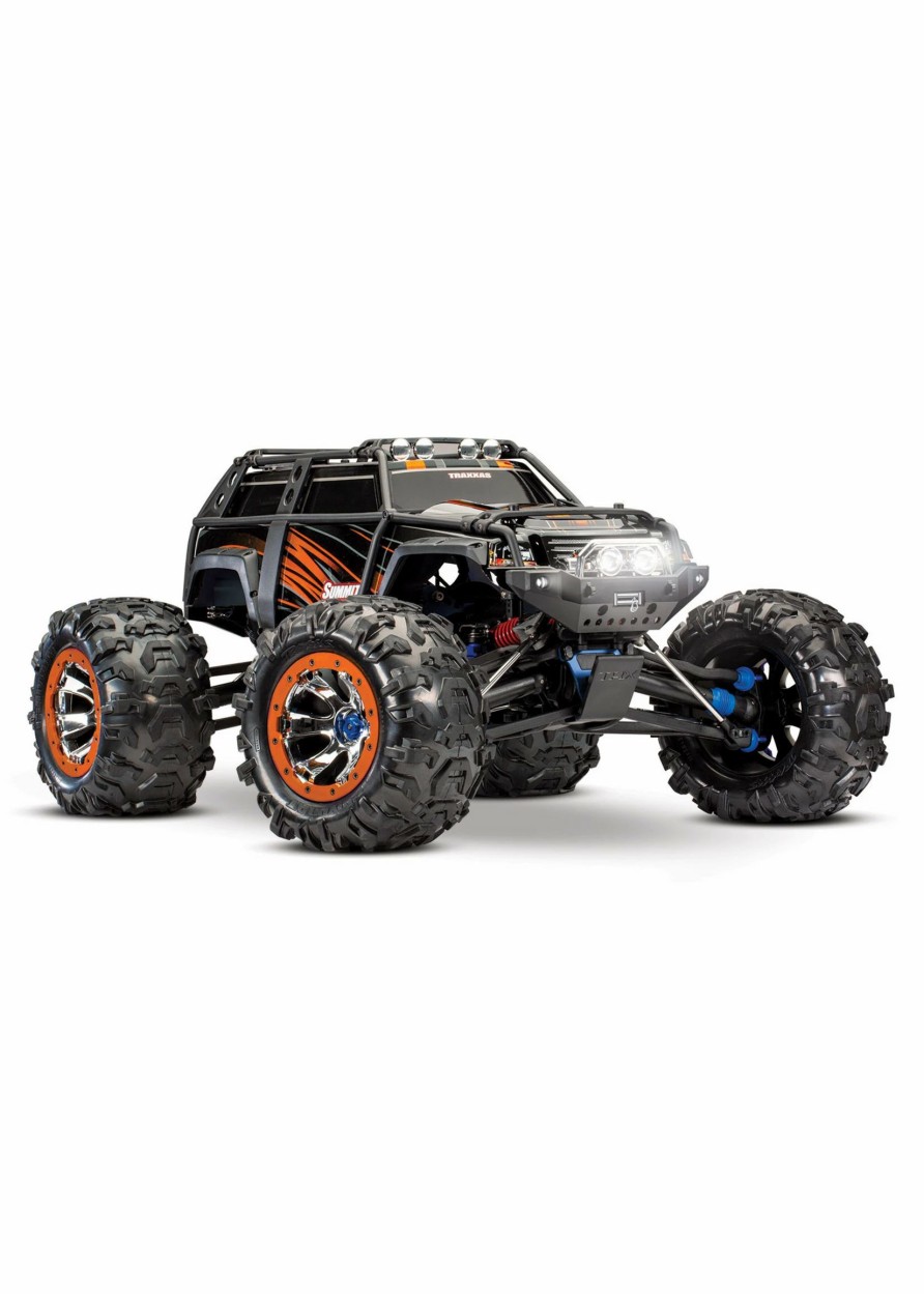 Cars & Trucks * | Traxxas 1/10 Summit 4Wd Extreme Terrain Rtr Monster Truck Orange