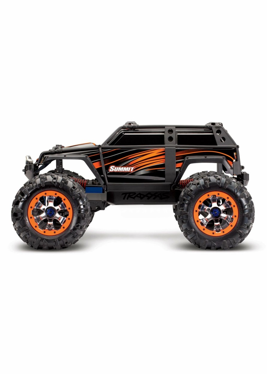 Cars & Trucks * | Traxxas 1/10 Summit 4Wd Extreme Terrain Rtr Monster Truck Orange