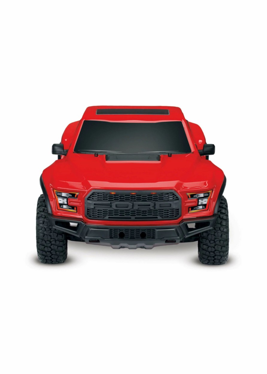 Cars & Trucks * | Traxxas 1/10 2017 Ford Raptor 2Wd Replica Truck Rtr Red