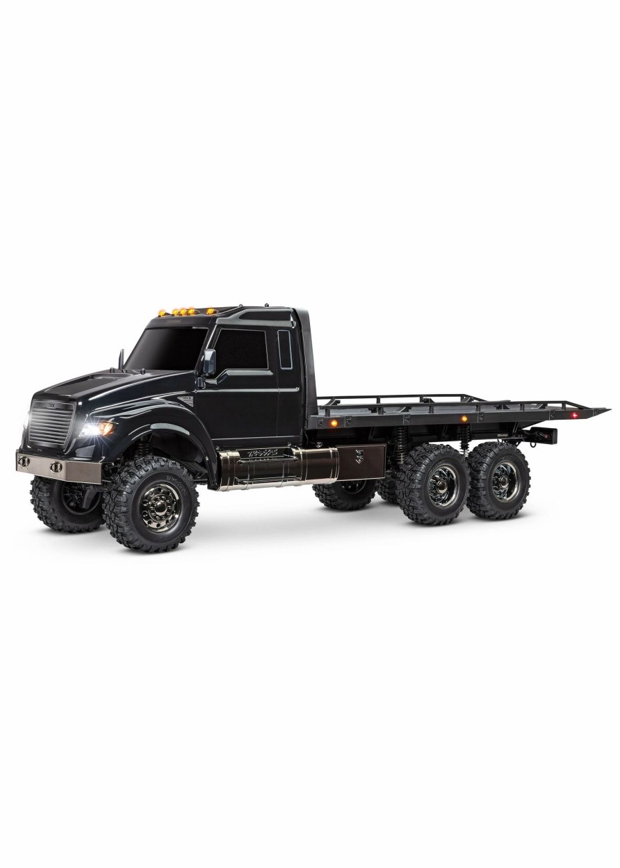 Cars & Trucks * | Traxxas 88086-84Blk Trx-6 Ultimate Rc Hauler W/ Winch Black