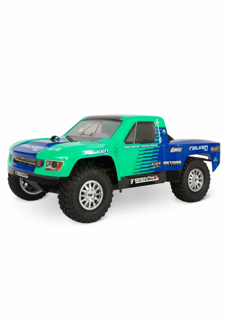 Cars & Trucks * | Losi 1/10 Tenacity Tt Pro 4Wd Brushless Sct Rtr With Dx3 & Smart Falken