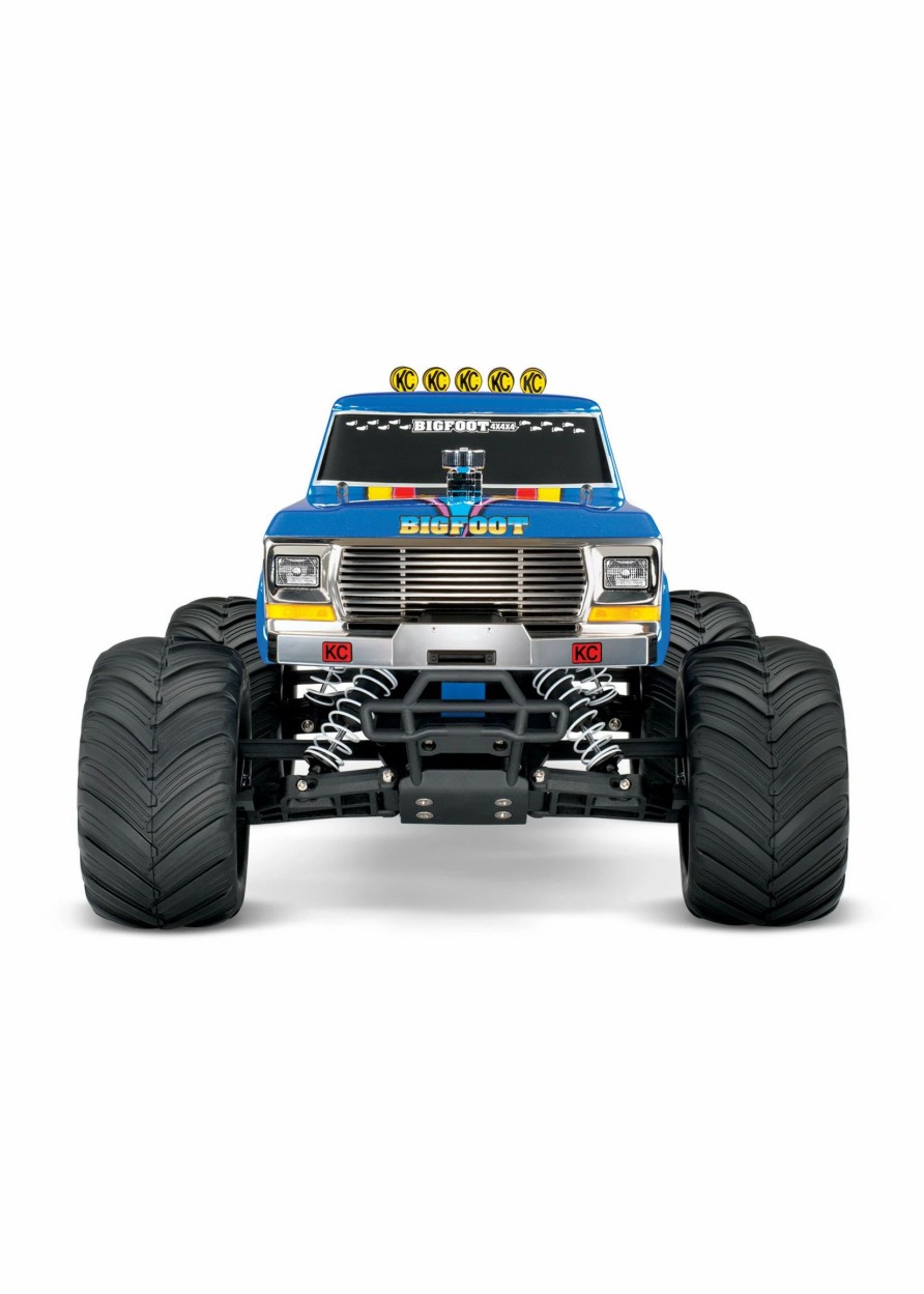 Cars & Trucks * | Traxxas 1/10 Bigfoot No. 1 Rtr 2Wd Classic Retro Monster Truck Bluex