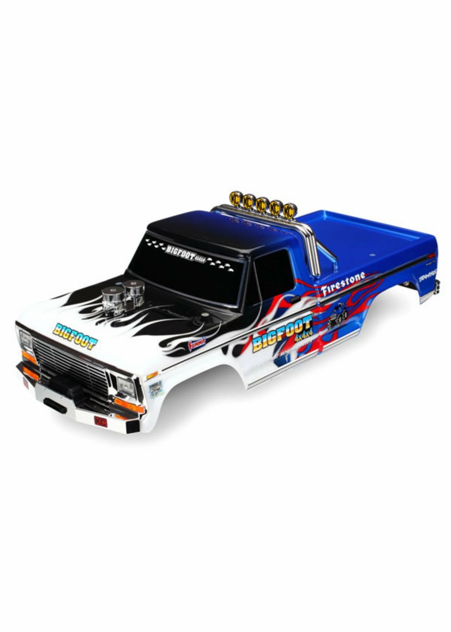 Cars & Trucks * | Traxxas 3653 Officially Licensed Replica Body Bigfoot Flame (Painted)