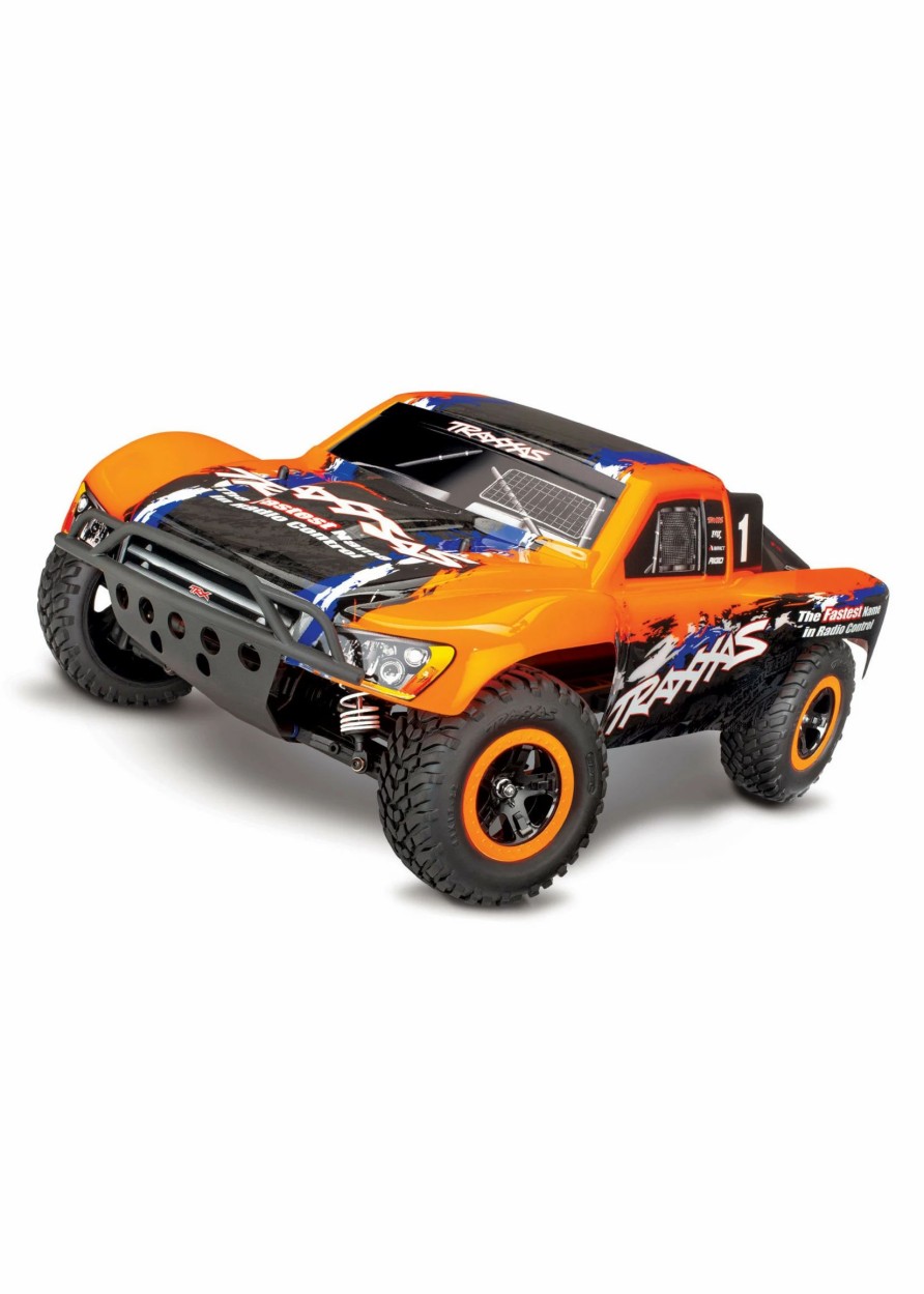 Cars & Trucks * | Traxxas 1/10 Slash 4X4 Vxl Tsm 4Wd Brushless Rtr Short Course Truck Orange