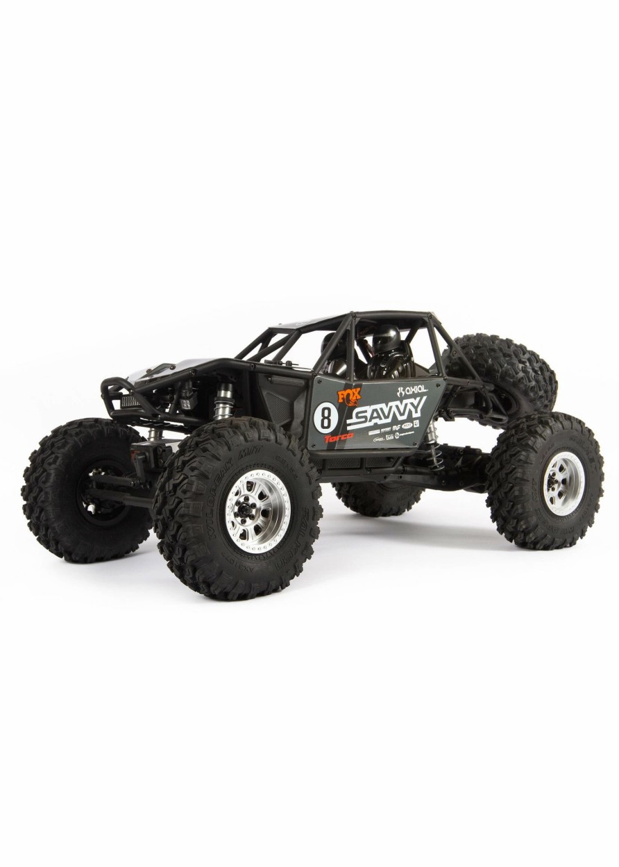 Cars & Trucks * | Axial 1/10 Rr10 Bomber 4Wd Rock Racer Rtr Grey