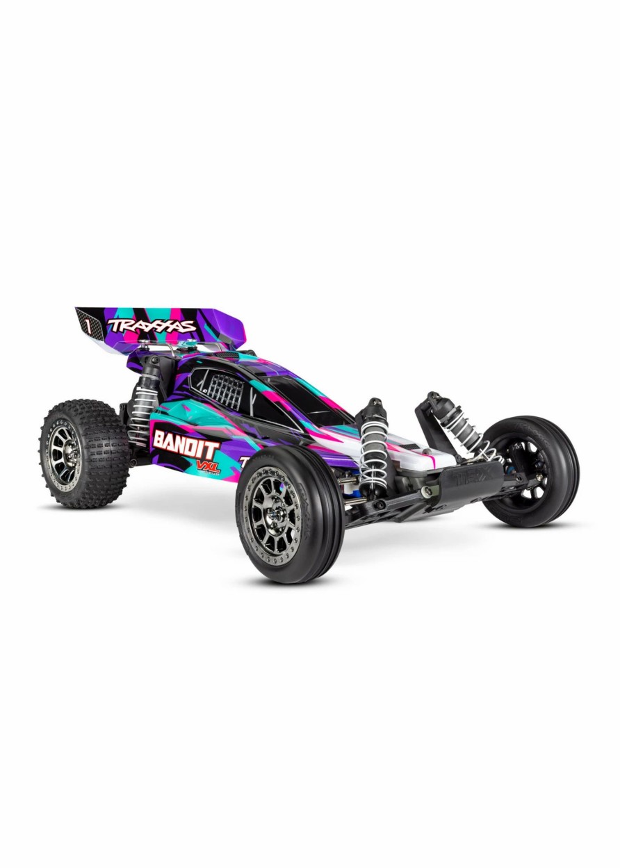 Cars & Trucks * | Traxxas 1/10 Bandit Vxl Rtr Buggy With Magnum 272R Purple