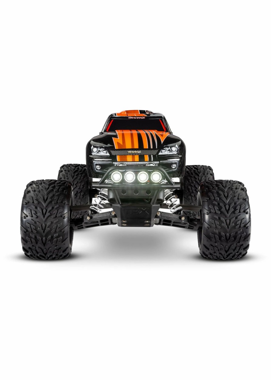 Cars & Trucks * | Traxxas 1/10 Stampede 2Wd Rtr Monster Truck With Lights Orange