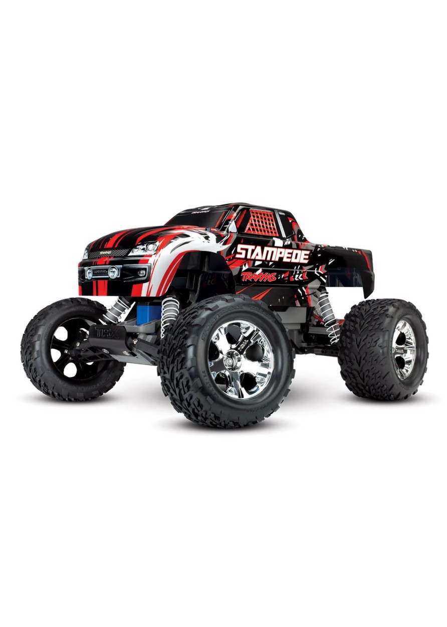 Cars & Trucks * | Traxxas 1/10 Stampede 2Wd Monster Truck Red