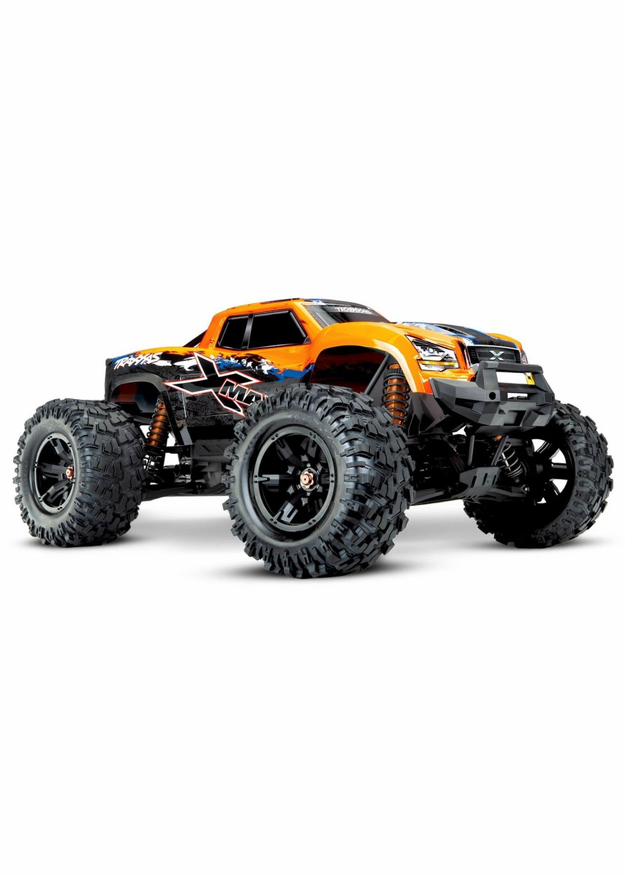 Cars & Trucks * | Traxxas 1/6 X-Maxx Vxl 8S 4X4 Brushless 4Wd Rtr Monster Truck Orangex