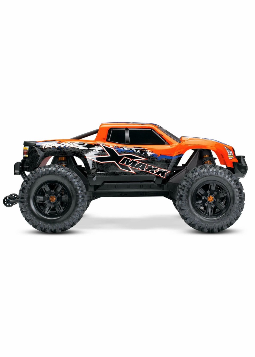 Cars & Trucks * | Traxxas 1/6 X-Maxx Vxl 8S 4X4 Brushless 4Wd Rtr Monster Truck Orangex