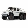 Cars & Trucks * | Traxxas 1/10 Mercedes-Benz G 63 Amg 6 6 Rtr Scale And Trail Crawler White