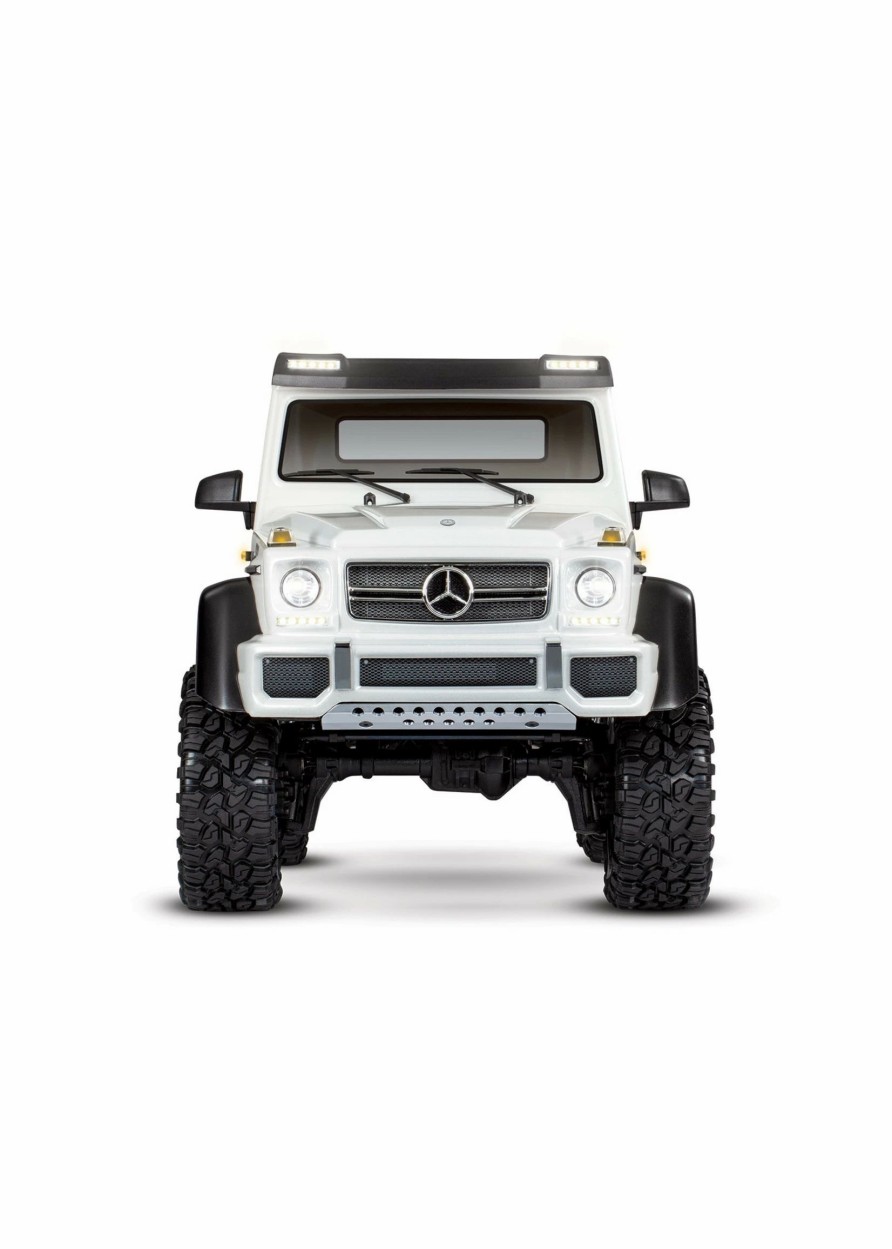 Cars & Trucks * | Traxxas 1/10 Mercedes-Benz G 63 Amg 6 6 Rtr Scale And Trail Crawler White