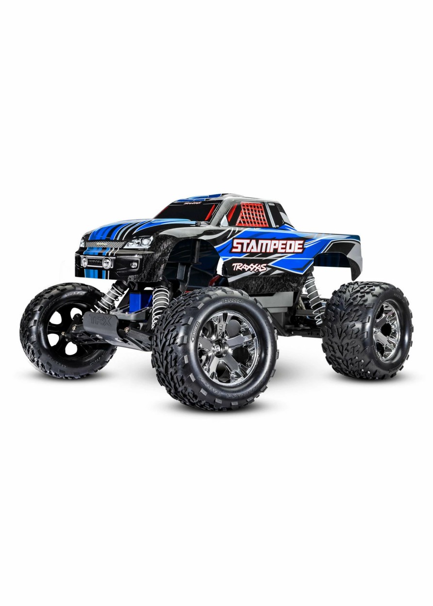 Cars & Trucks * | Traxxas 1/10 Stampede Xl-5 2Wd Rtr Monster Truck Bluer