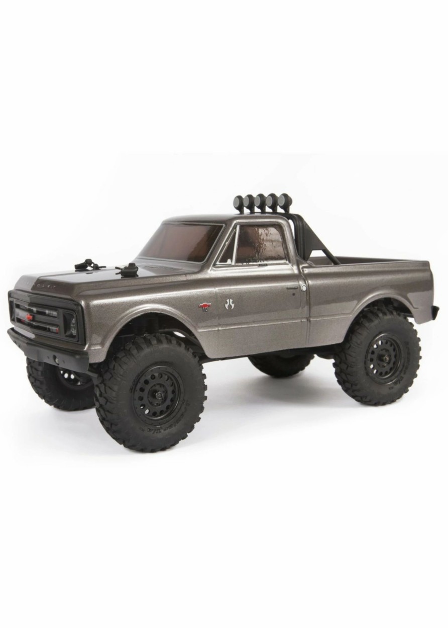 Cars & Trucks * | Axial 1/24 Scx24 1967 Chevrolet C10 4Wd Truck Brushed Rtr Dark Silver