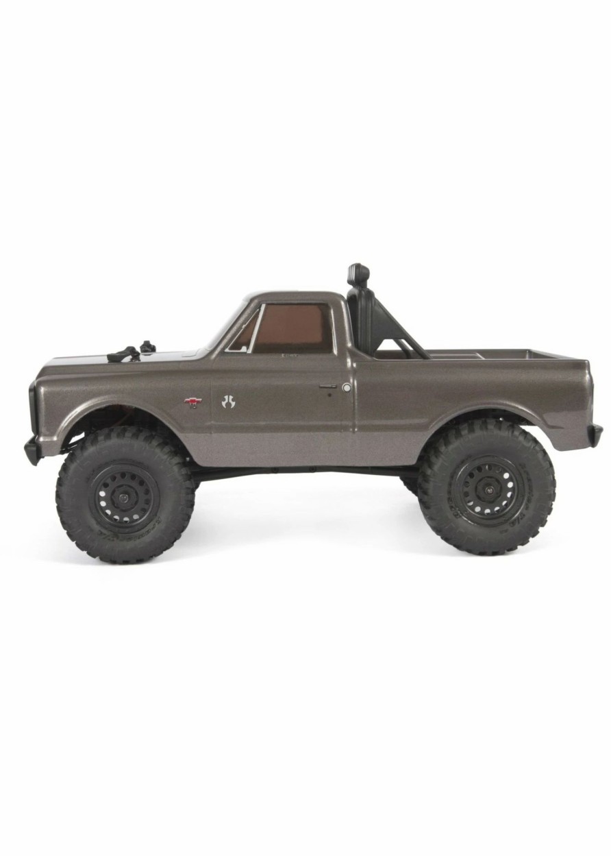 Cars & Trucks * | Axial 1/24 Scx24 1967 Chevrolet C10 4Wd Truck Brushed Rtr Dark Silver