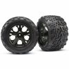 Cars & Trucks * | Traxxas 3669A All-Star Black Chrome Wheels / Talon Tires