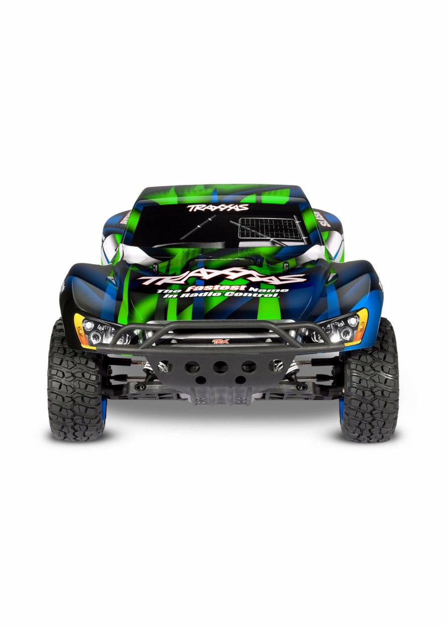 Cars & Trucks * | Traxxas 1/10 Slash 2Wd Rtr Short Course Truck Green/Blue