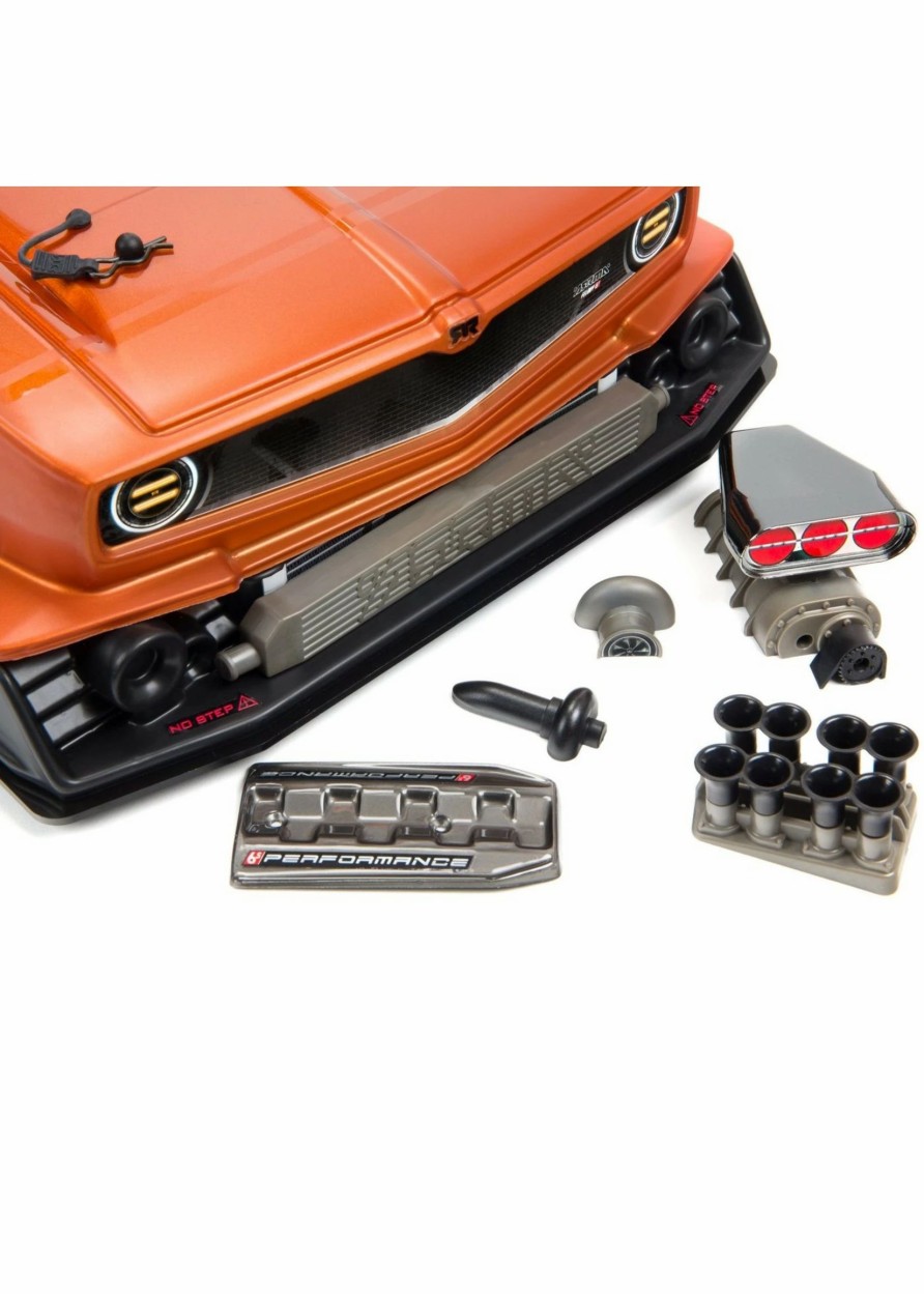 Cars & Trucks * | Arrma 1/7 Felony 6S Blx Street Bash All-Road Muscle Car Rtr Orange