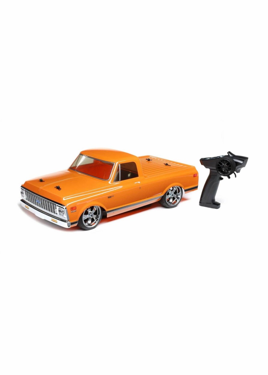 Cars & Trucks * | Losi 1/10 1972 Chevy C10 Pickup Truck V100 Awd Rtr Orange