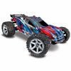 Cars & Trucks * | Traxxas 1/10 Rustler 4X4 Vxl Brushless Rtr 4Wd Stadium Truck Blue