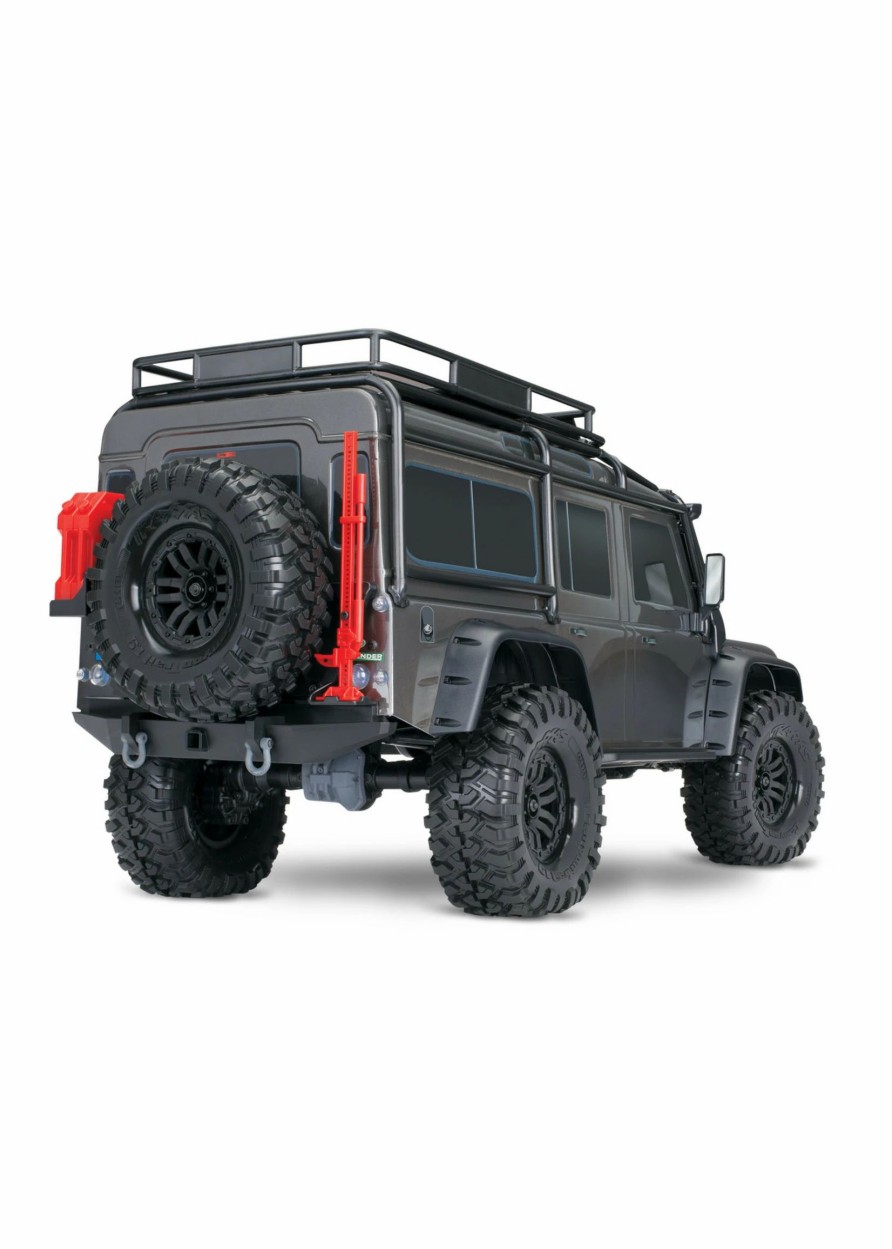 Cars & Trucks * | Traxxas 1/10 Trx-4 Defender Rtr Scale And Trail Crawler Silver