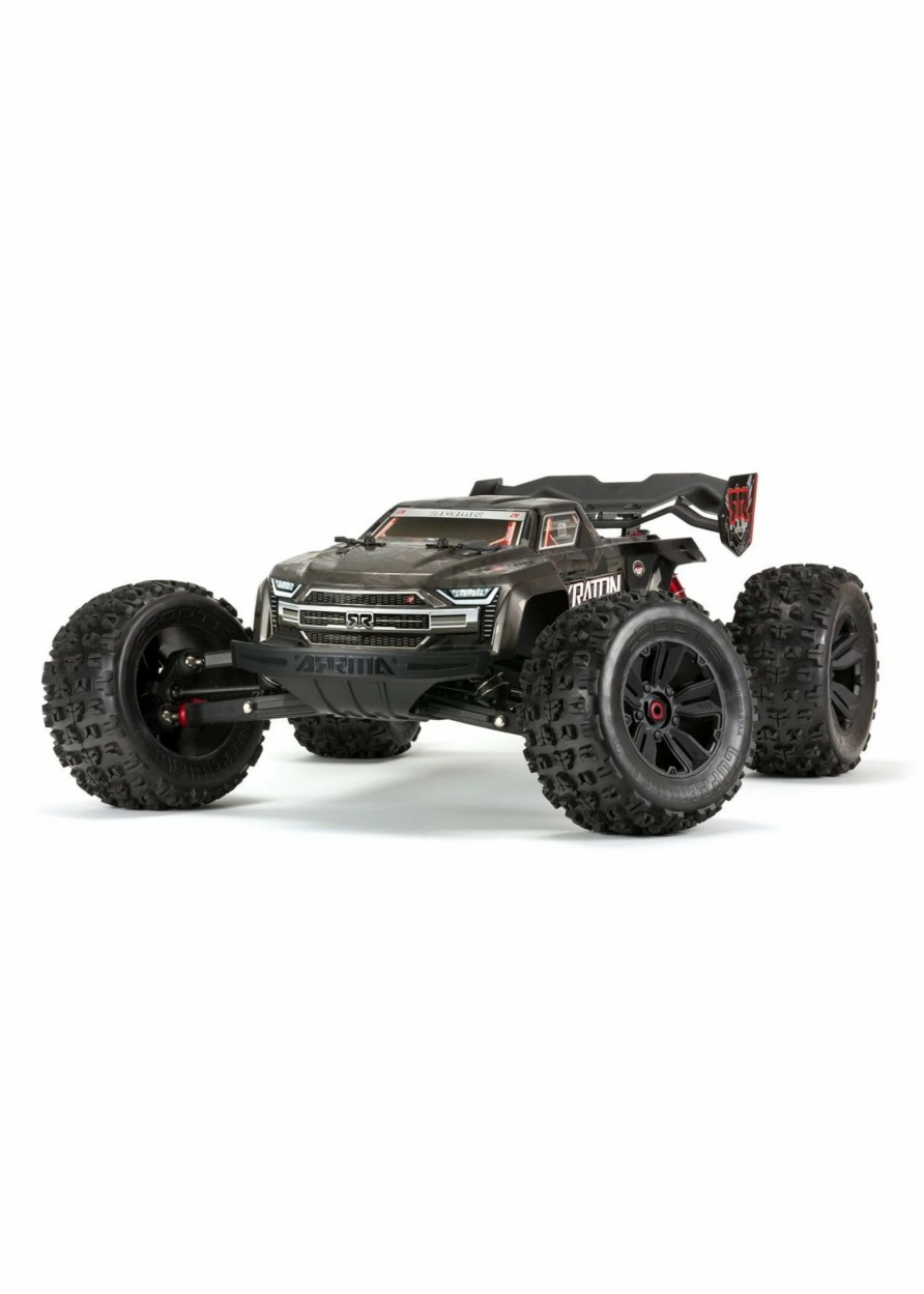 Cars & Trucks * | Arrma 1/8 Kraton 4Wd Extreme Bash Roller Speed Monster Truck Black