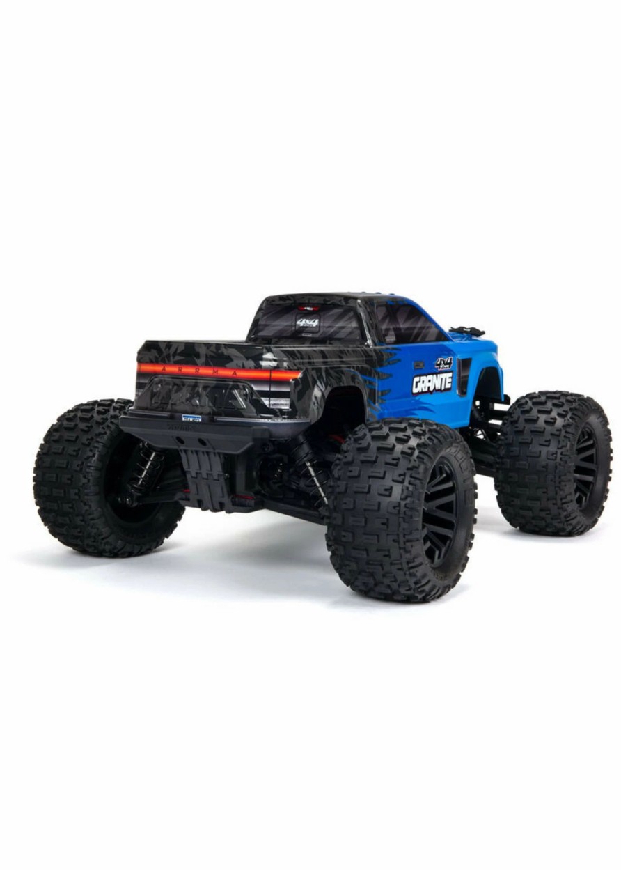 Cars & Trucks * | Arrma 1/10 Granite 4X4 V3 Mega 550 Brushed Monster Truck Rtr Blue