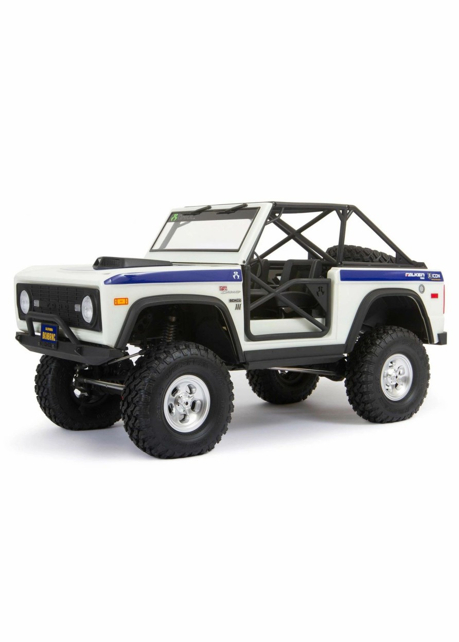 Cars & Trucks * | Axial 1/10 Scx10 Iii Early Ford Bronco 4Wd Rtr White