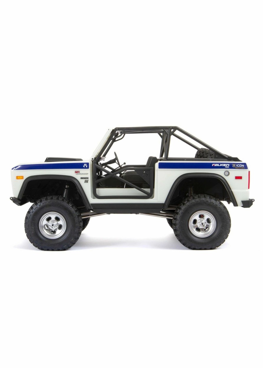 Cars & Trucks * | Axial 1/10 Scx10 Iii Early Ford Bronco 4Wd Rtr White