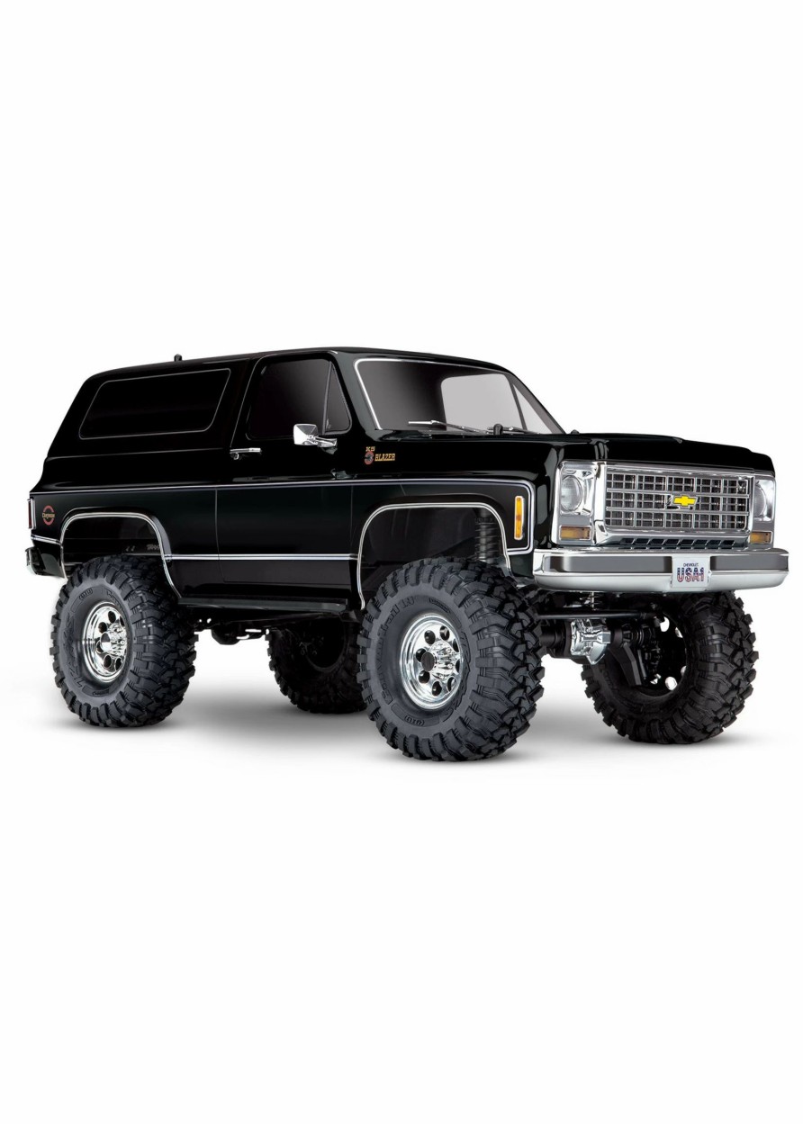 Cars & Trucks * | Traxxas 1/10 Trx-4 Trail Crawler Truck W/'79 Chevrolet K5 Blazer Body Black